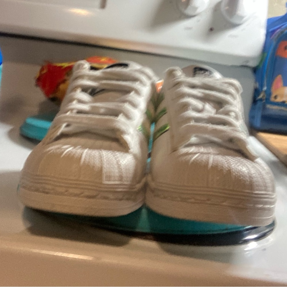 Adidas Superstar II White and halo blue - Picture 3 of 5